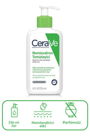 Cerave Normal Ve Kuru Ciltler İçin Nemlendiren Temizleyici 236 ml