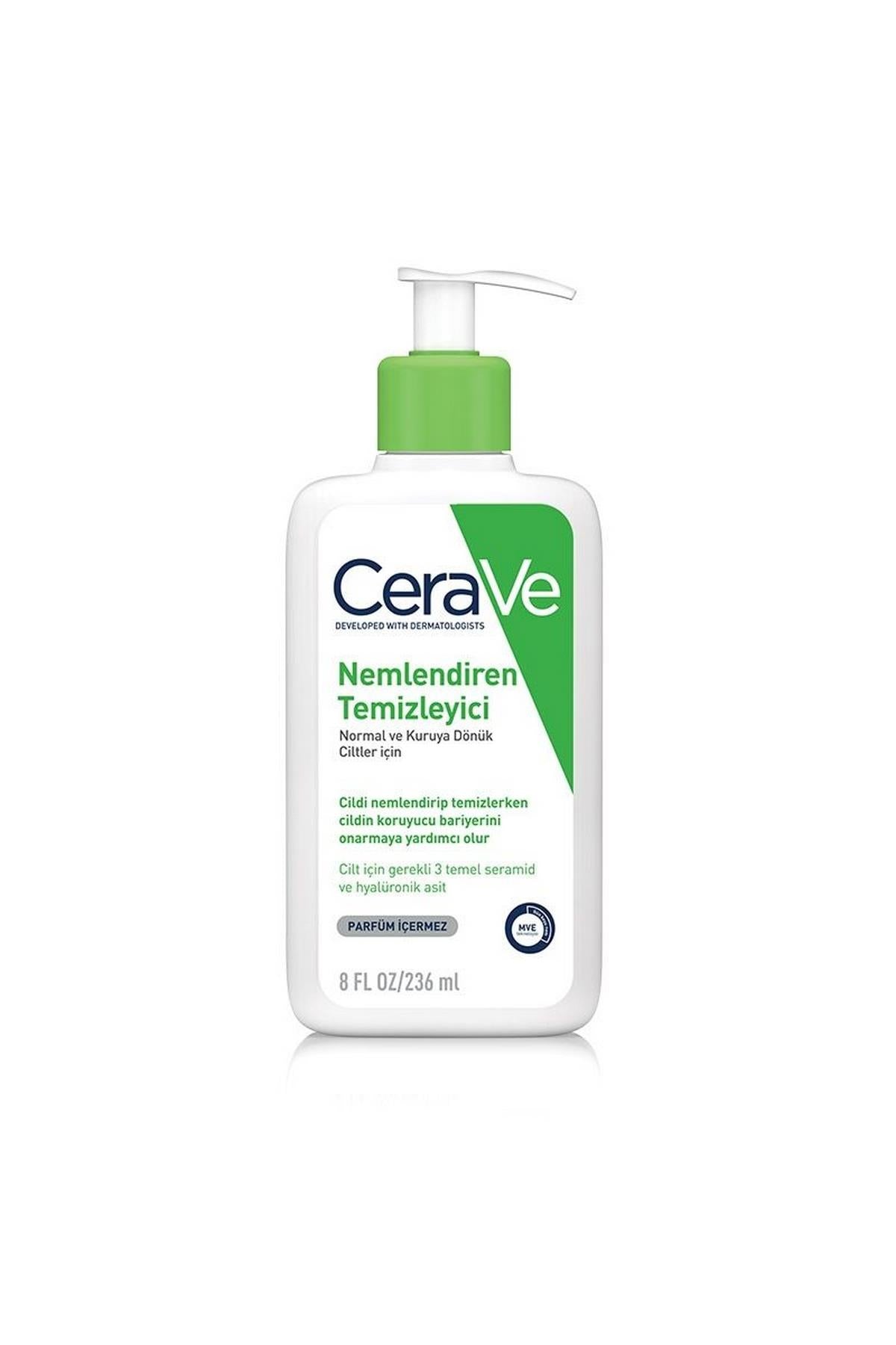 Cerave Normal Ve Kuru Ciltler İçin Nemlendiren Temizleyici 236 ml