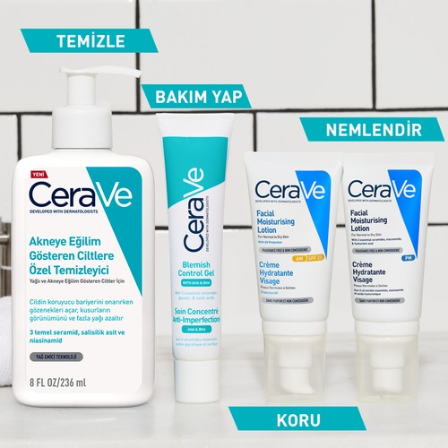Cerave Yağlı ve Düzensiz Ciltler için Yıkama Jeli 236 ml