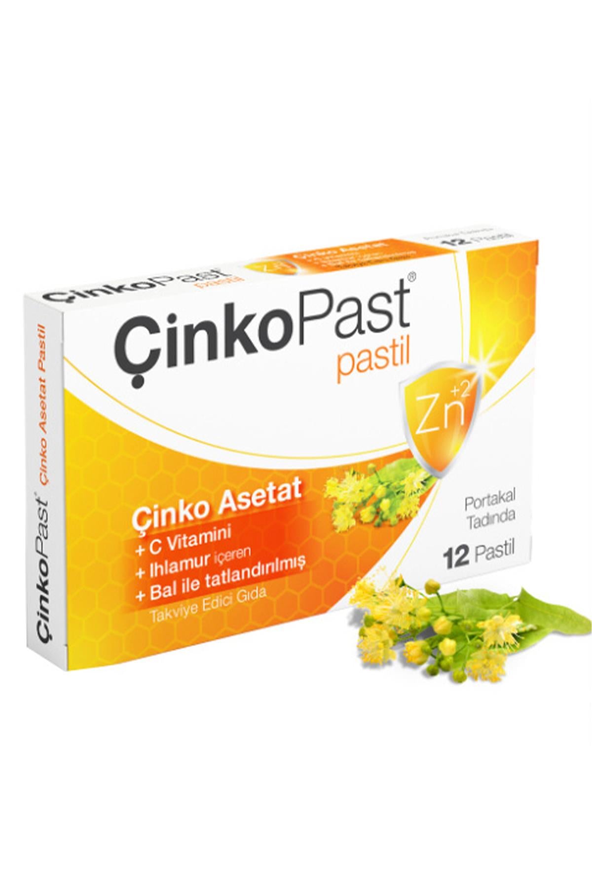 Çinkopast C Vitamini Ihlamur Bal Pastil 12 Adet