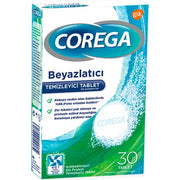 Corega Diş Protezi Beyazlatıcı Temizleyici Tablet (30 Tablet)