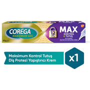 Corega Maximum Kontrol Diş Protezi Yapıştırıcı Krem 40 ml
