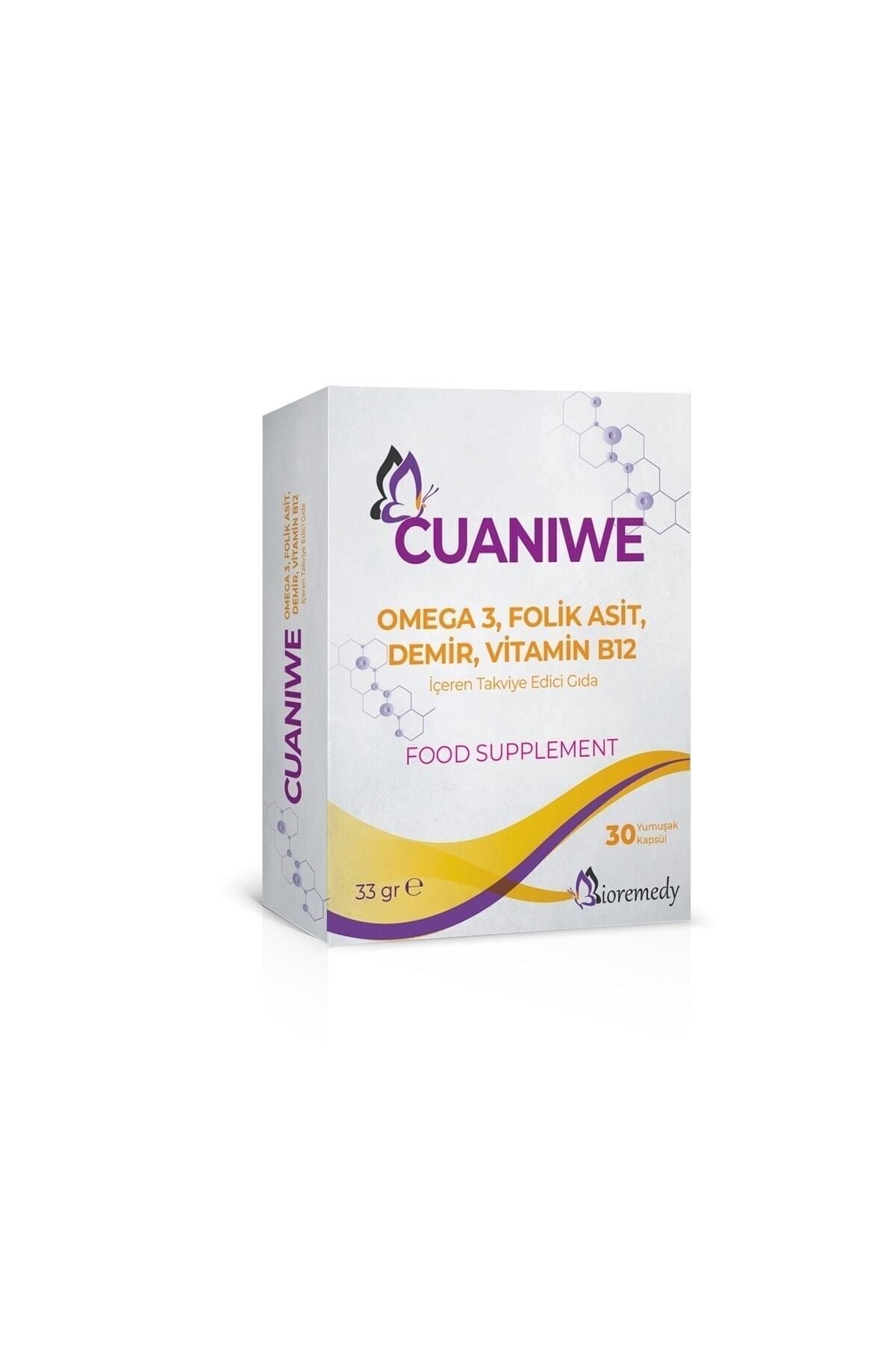 Cuaniwe Omega 3 Folik Asit 30 Kapsül