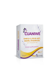 Cuaniwe Omega 3 Folik Asit 30 Kapsül