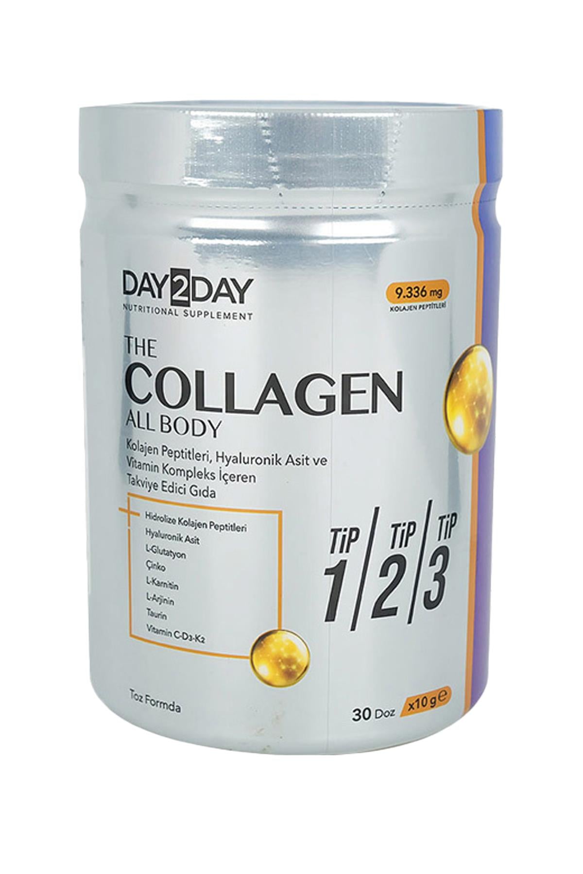 Day2day The Collagen All Body Takviye Edici Gıda 300 gr
