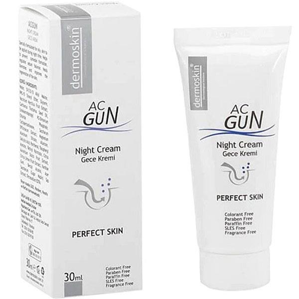 Dermoskin Acgun Gece Kremi 30 ML