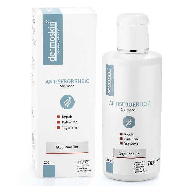 Dermoskin Antiseborrheic Yağlı, Kepekli Saçlar için Şampuan 200 ml