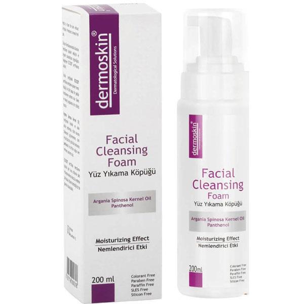 Dermoskin Facial Cleansing Foam 200 ML Temizleme Köpüğü