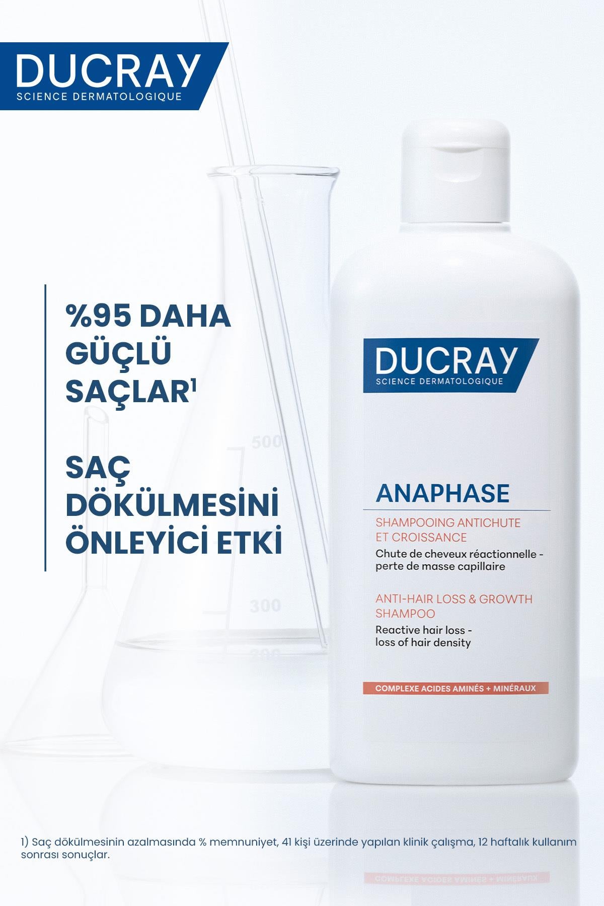 Ducray Anaphase Reactive Dönemsel Saç Dökülmesi Karşıtı Şampuan 400 ml