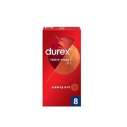 Durex Yakın Hisset Geniş Fit XL Prezervatif 8li