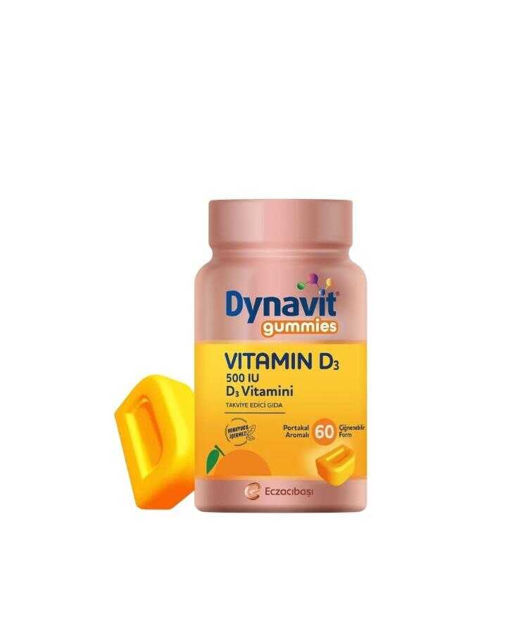 Dynavit Gummies VITAMIN D3 500 IU 60 Gummy