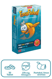 EasyFishoil Omega 3 ve Vitamin D İçeren Takviye Edici Gıda 45 gr