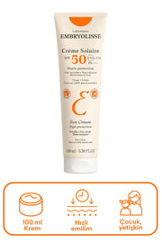 Embryolisse Creme Solaire Spf 50 Güneş Kremi 100 ml