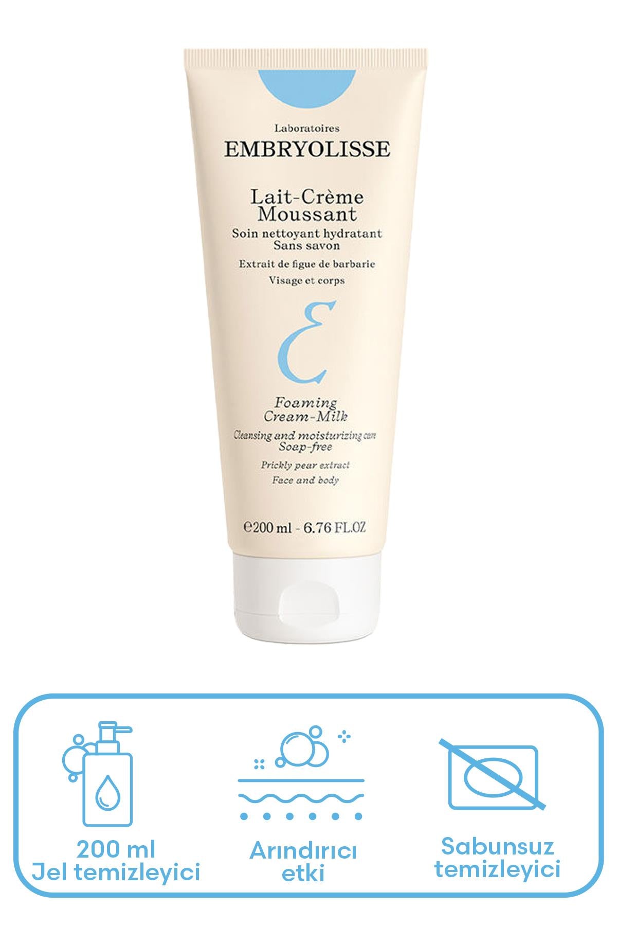 Embryolisse Foaming Cream Milk 200 ml