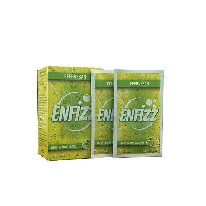 Enfizz Nane ve Limon Aromalı Efervesan 10 Saşe