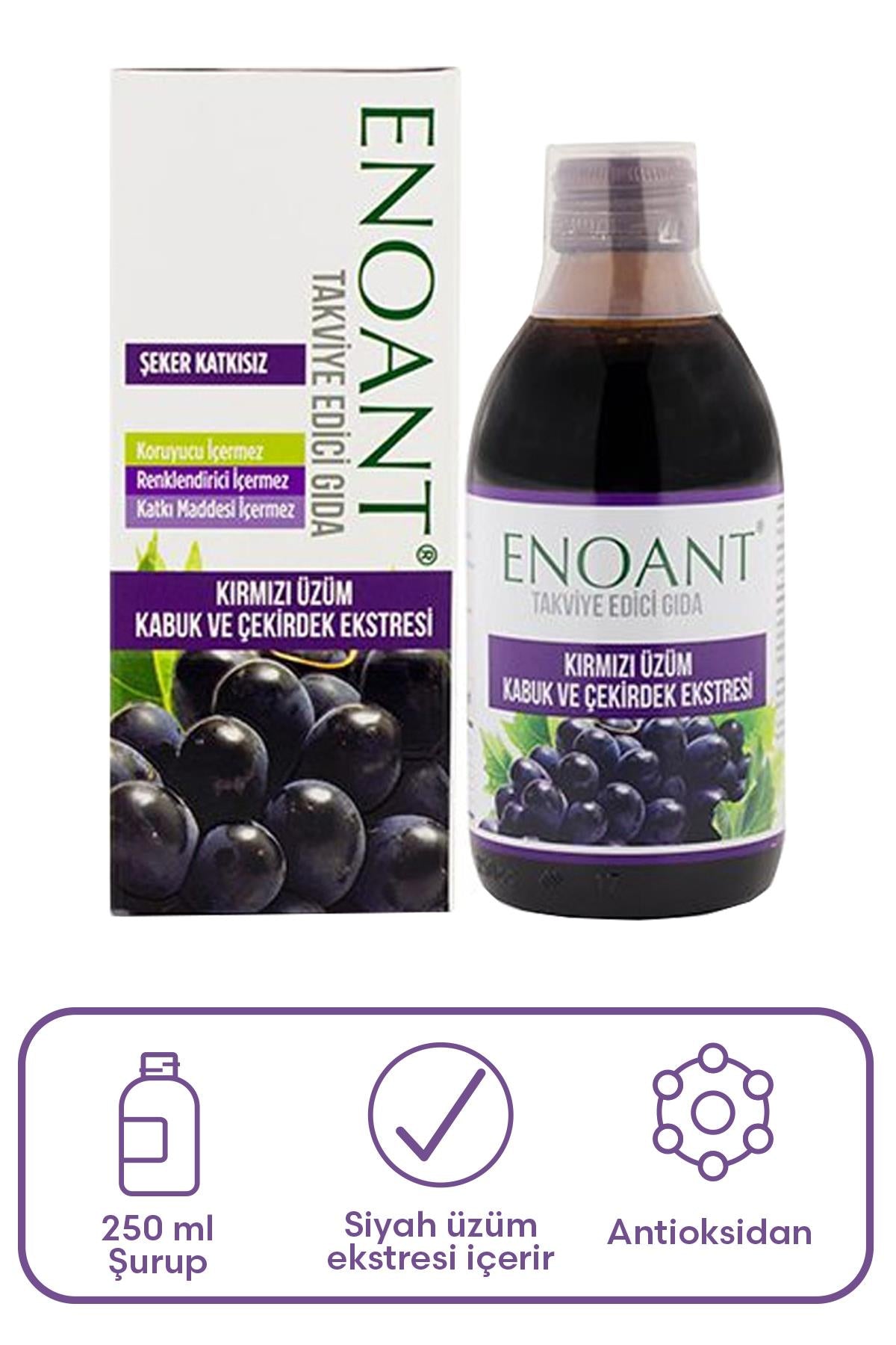 Enoant Surup Siyah Uzum Ekstrakti 250 ml
