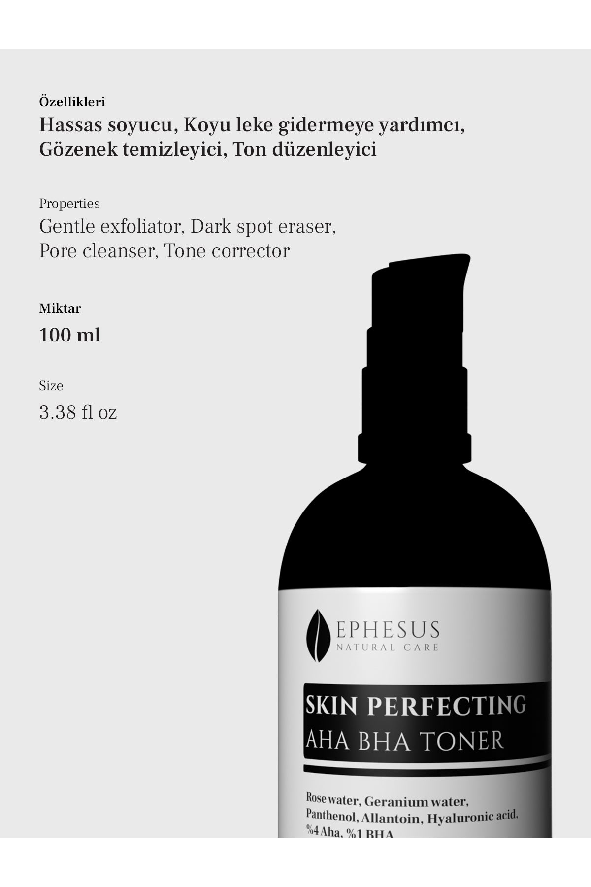 Ephesus AHA/BHA Tonik 100 ml