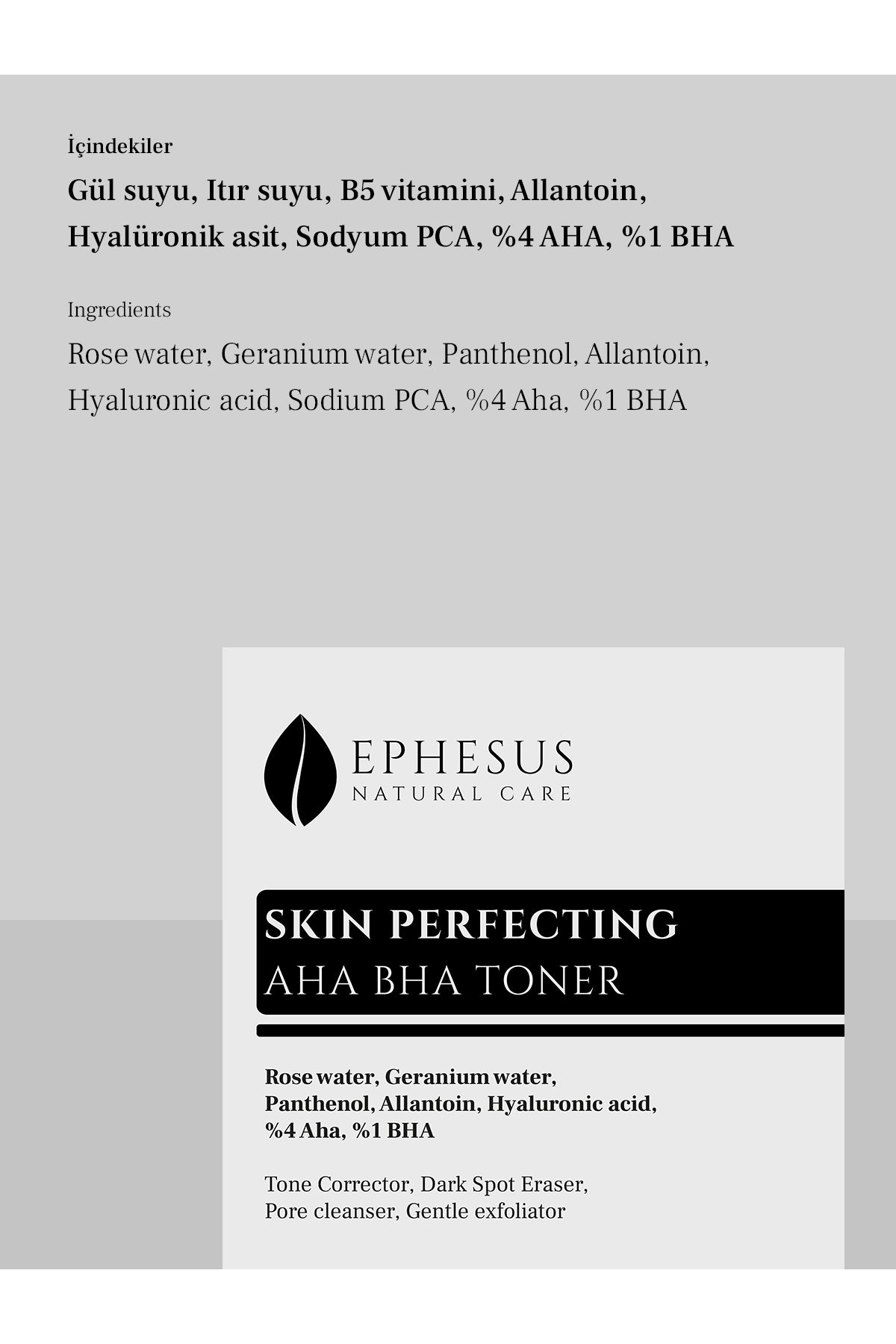 Ephesus AHA/BHA Tonik 100 ml