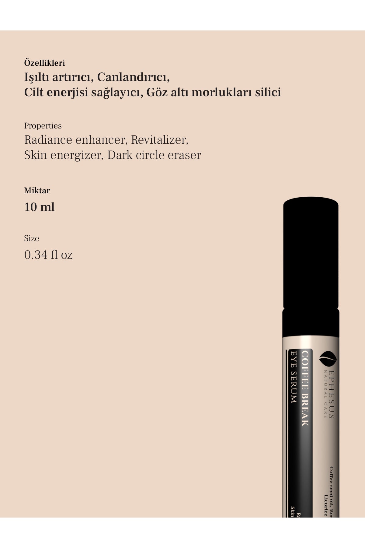 Ephesus Göz Çevresi Serum 10 ml