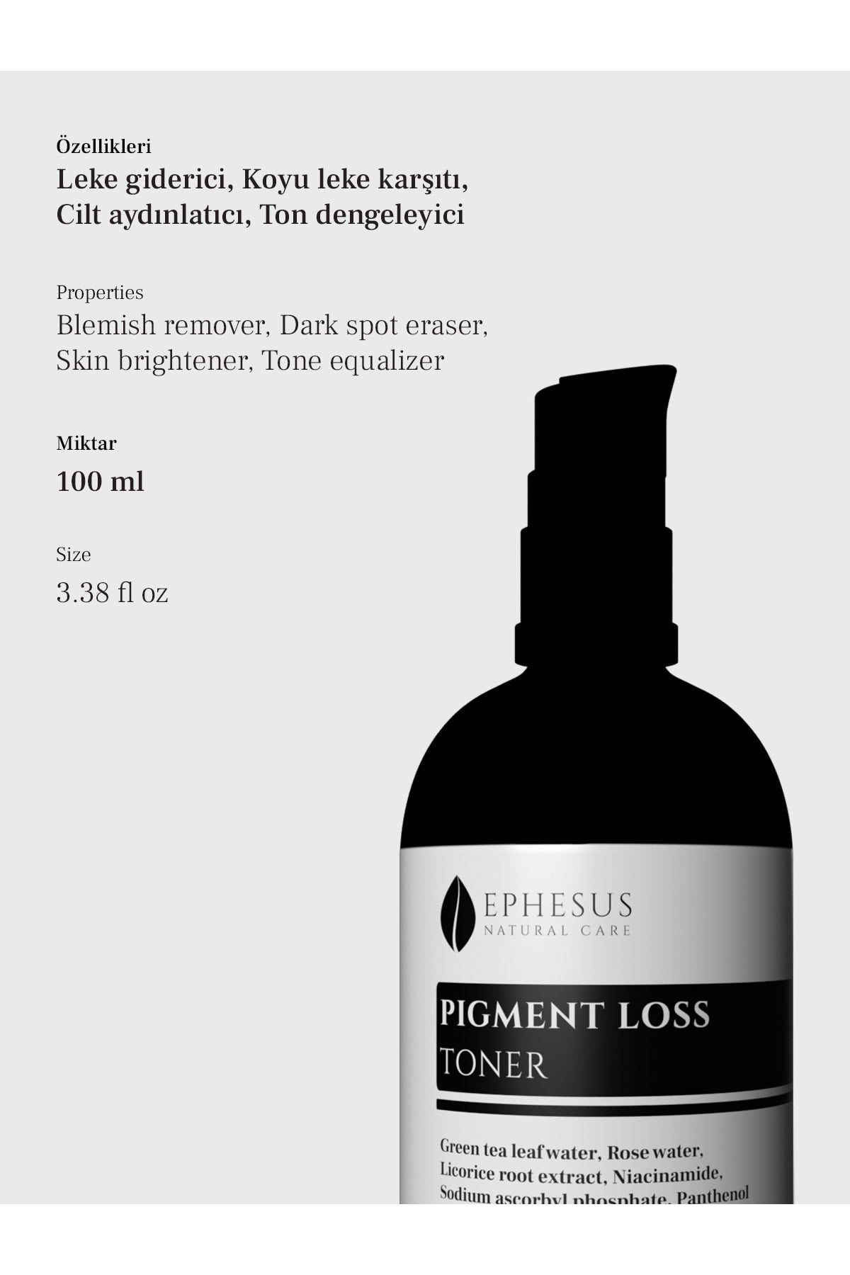 Ephesus Leke Karşıtı. Tonik 100 ml