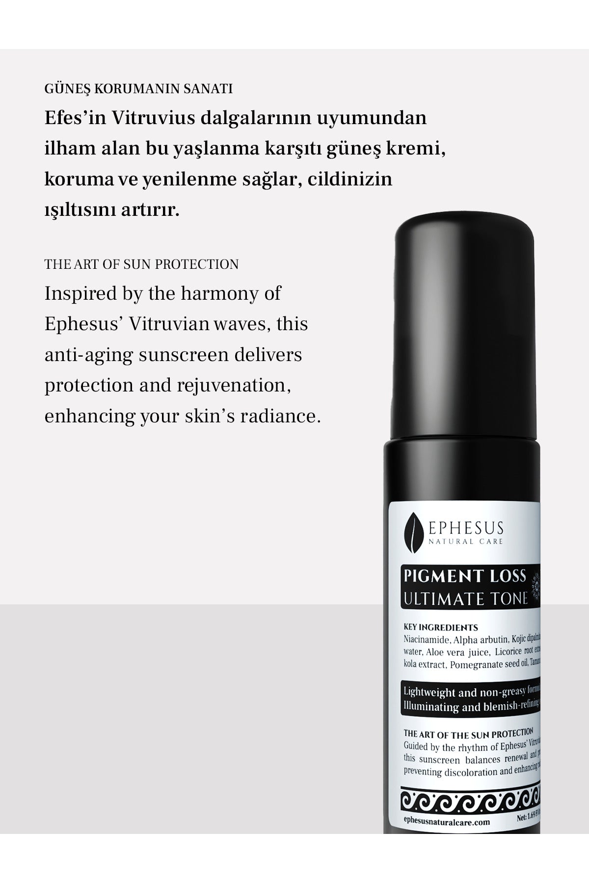 Ephesus Sun Krem Leke Karşıtı 50 ml
