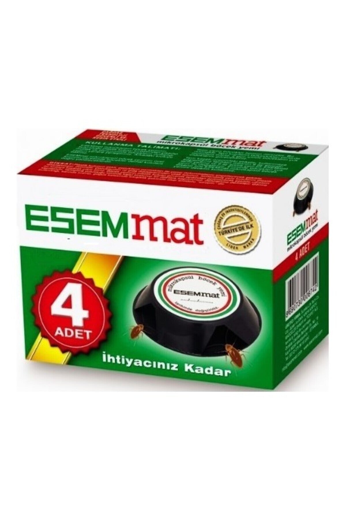 Esemmat Hamam Böceği Yemi 12 Ay Etkili 4 Adet