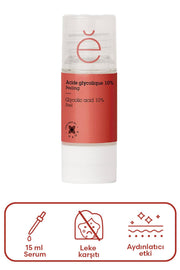 Etat Pur Pure Active Glikolik Asit %10 AHA Peeling Etkili Saf Konsantre Bakım 15 ml