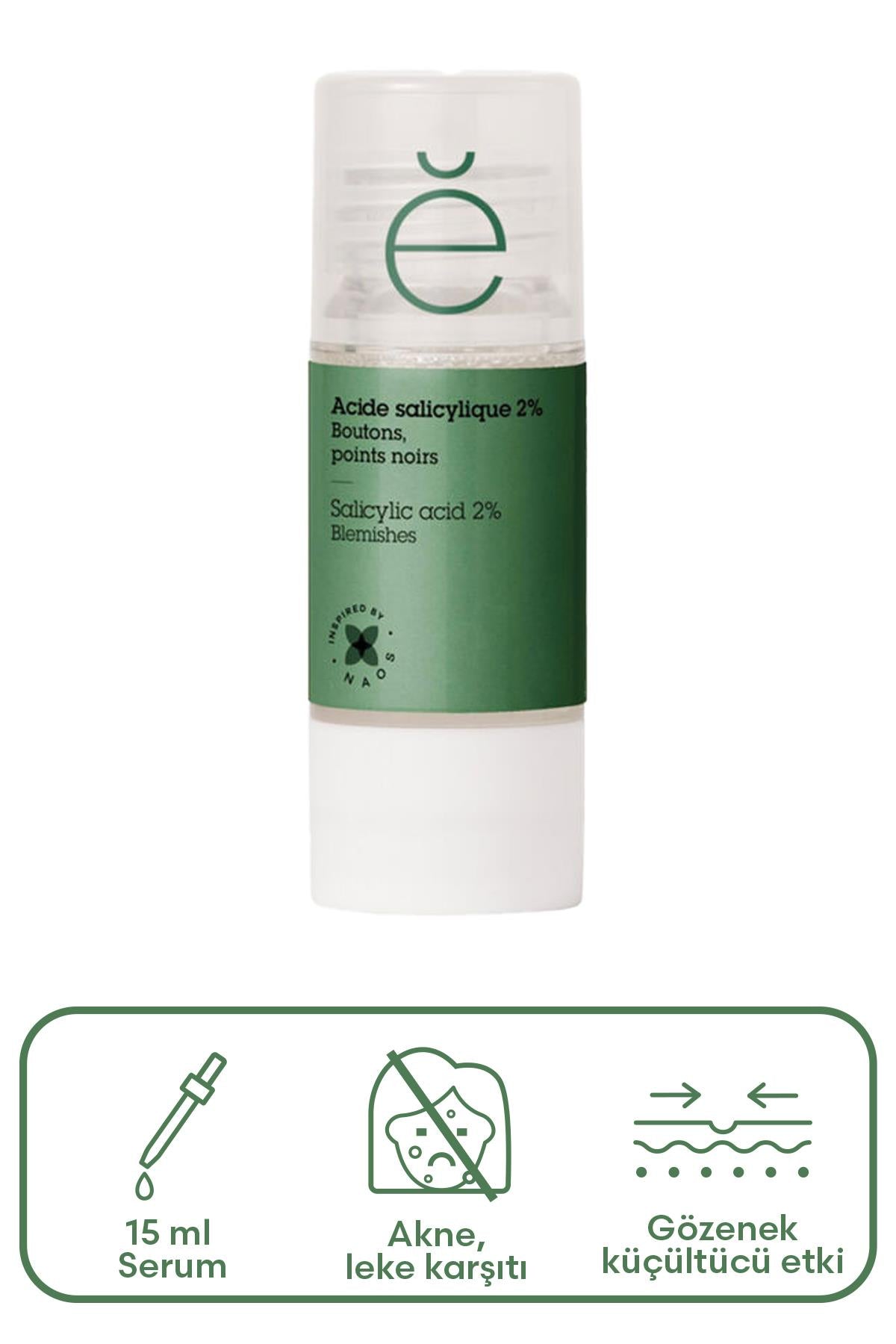 Etat Pur Pure Active Salisilik Asit %2 Siyah Nokta Görünümüne Karşı Saf Konsantre Bakım 15 ml