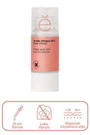 Etat Pur Pure Active Sitrik Asit %20 Gözenek Sıkılaştırıcı Saf Konsantre Bakım 15 ml