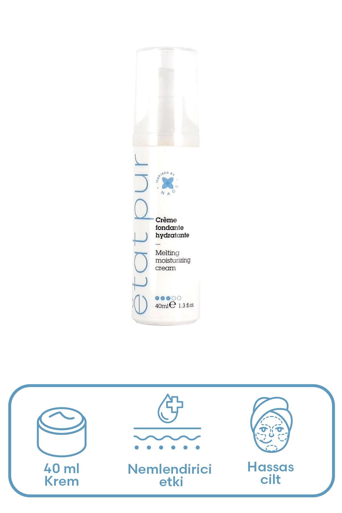Etat Pur Pure Moisturizers Hassas Ciltler için Nemlendirici Bakım Kremi 40 ml