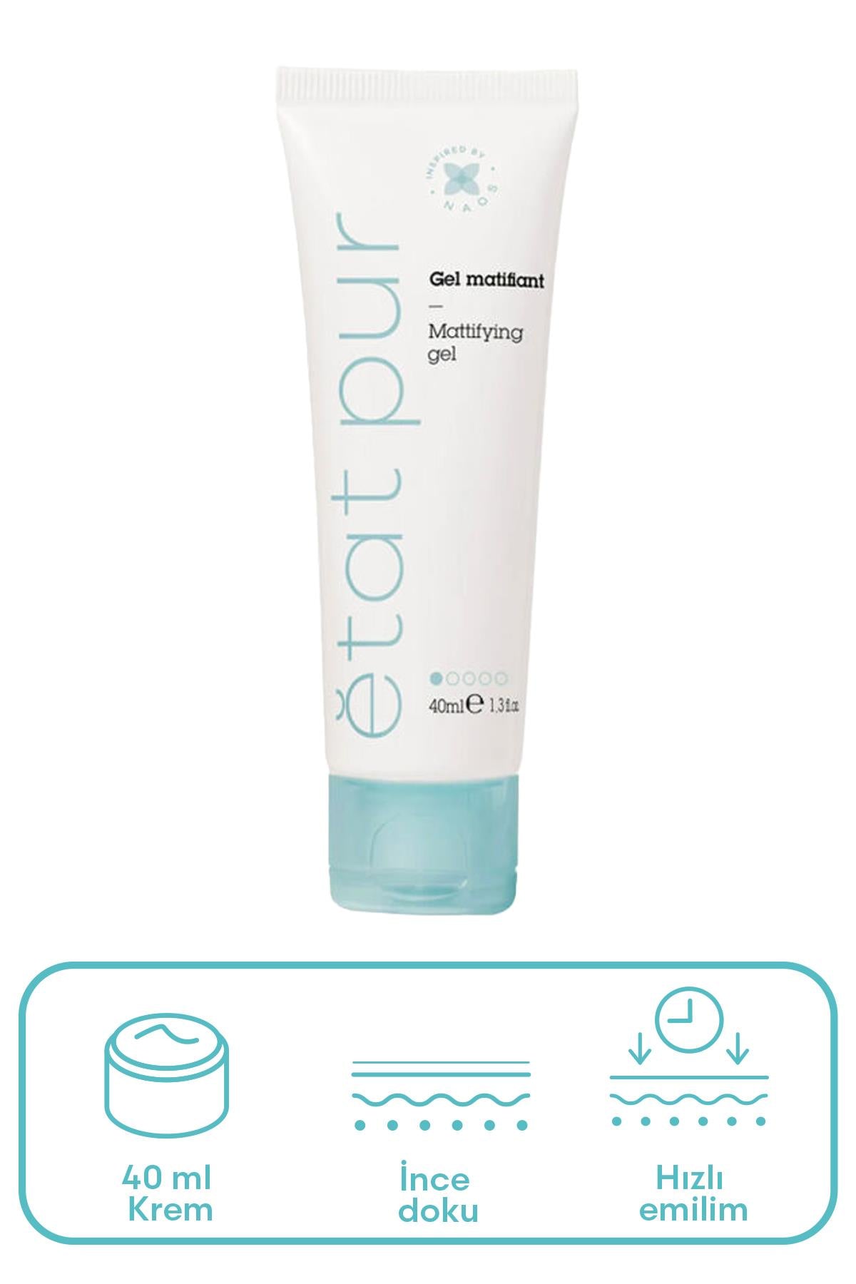 Etat Pur Pure Moisturizers Yağlı Ciltler İçin Matlaştırıcı Etkili Jel Bakım Kremi 40 ml