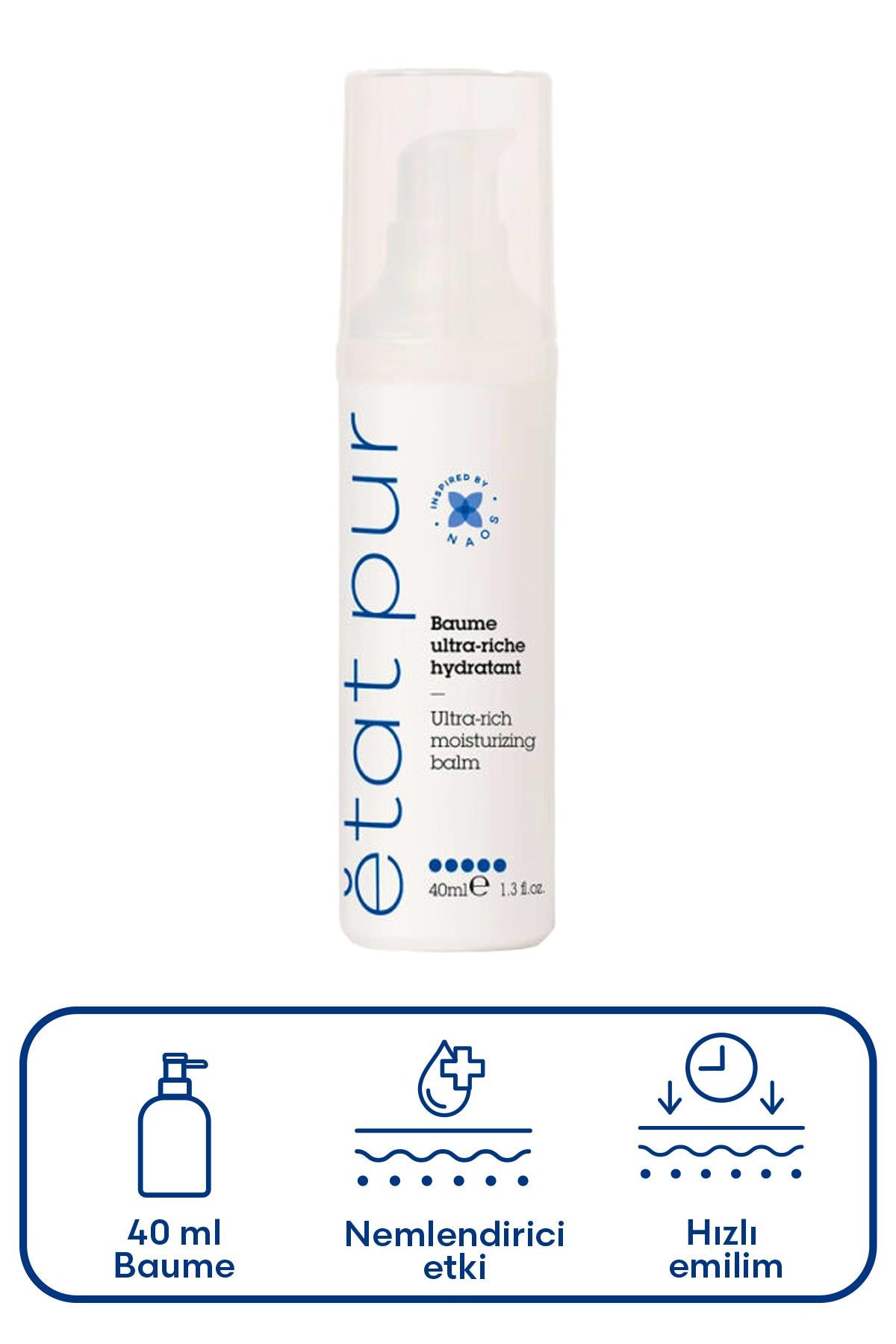 Etat Pur Ultra-Rich Çok Kuru Citler için Yoğun Dokulu Yüz Kremi 40 ml