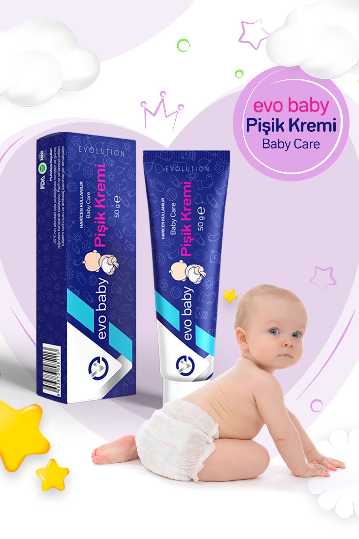 Evo Baby Pişik Kremi 50gr