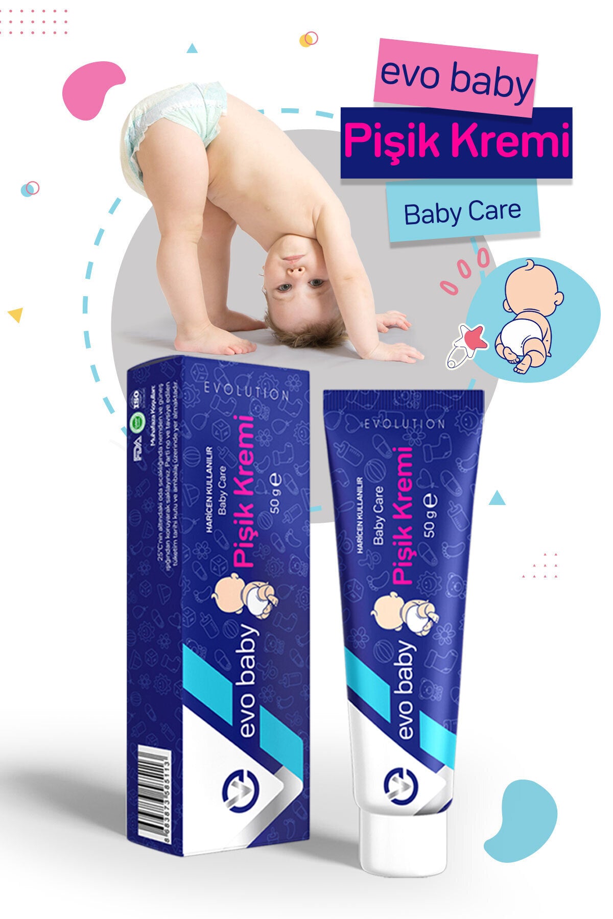 Evo Baby Pişik Kremi 50gr