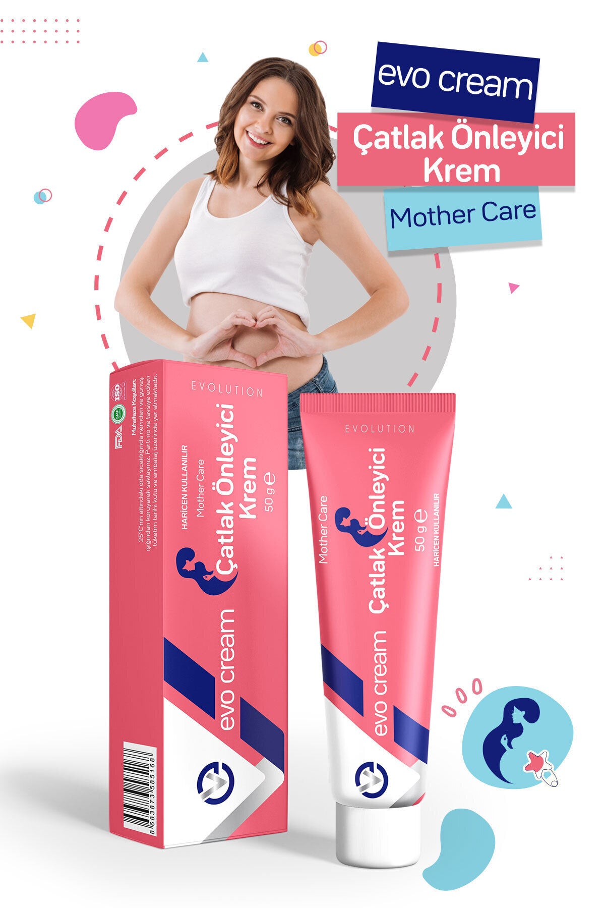 Evo Cream Göğüs Ucu Bakım Kremi 20 gr