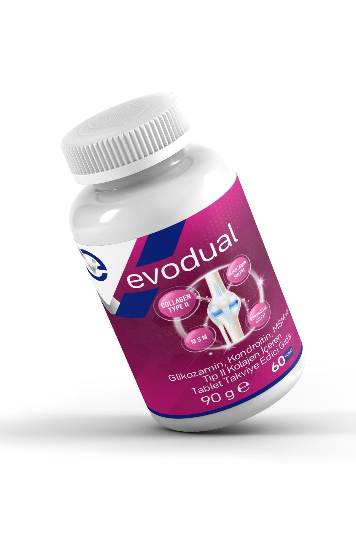 Evodual Glikozamin Kondroitin MSM 60 Tablet