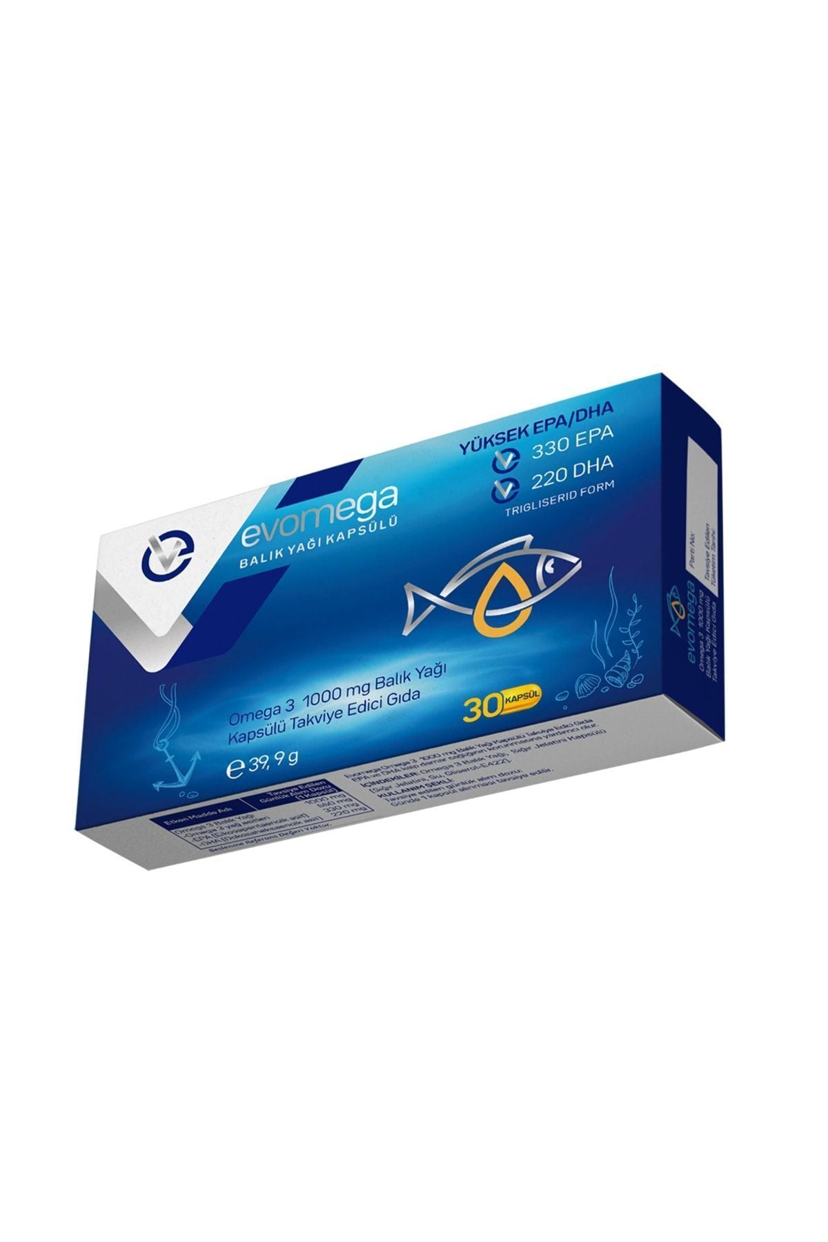 Evomega Omega 3 Balık Yağı 30 Kapsül