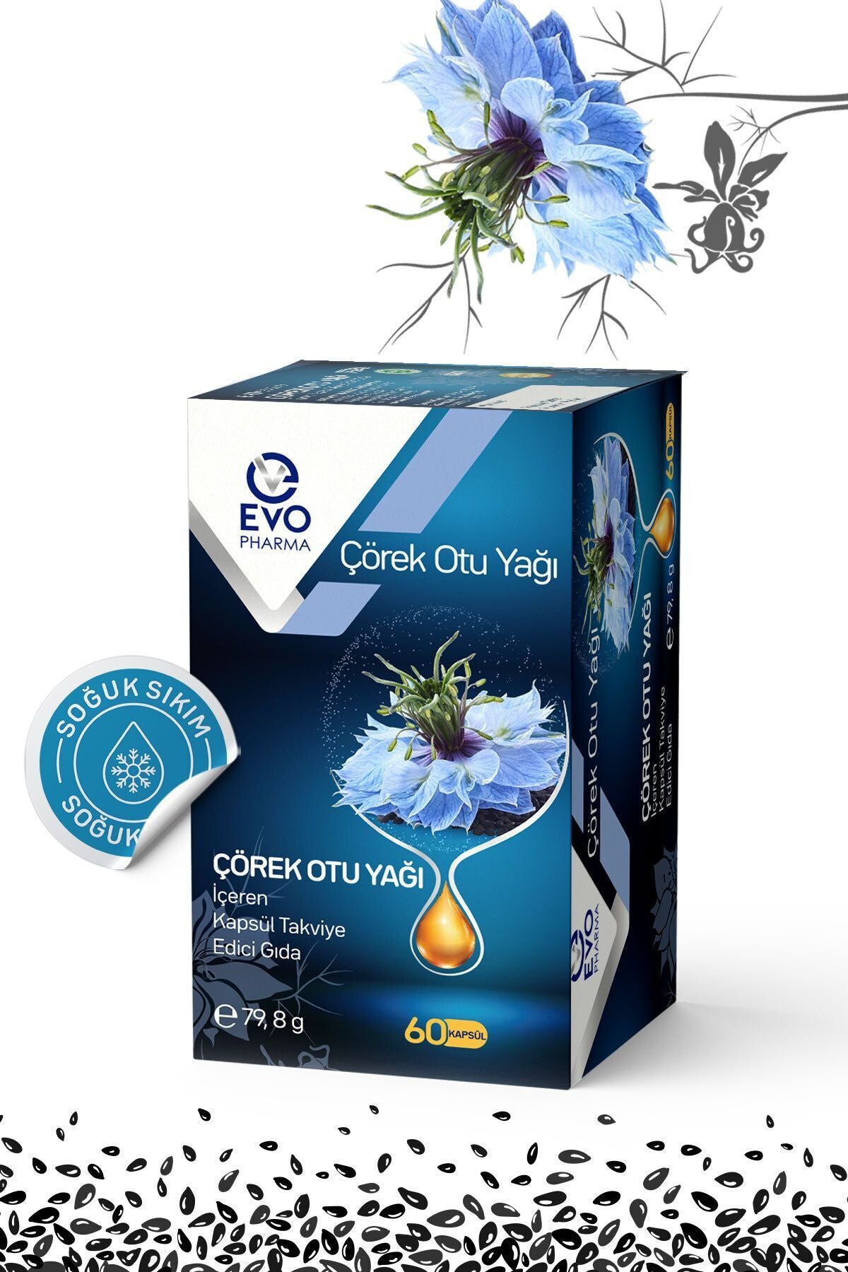 Evopharma Çörek Otu Yağı 60 Kapsül