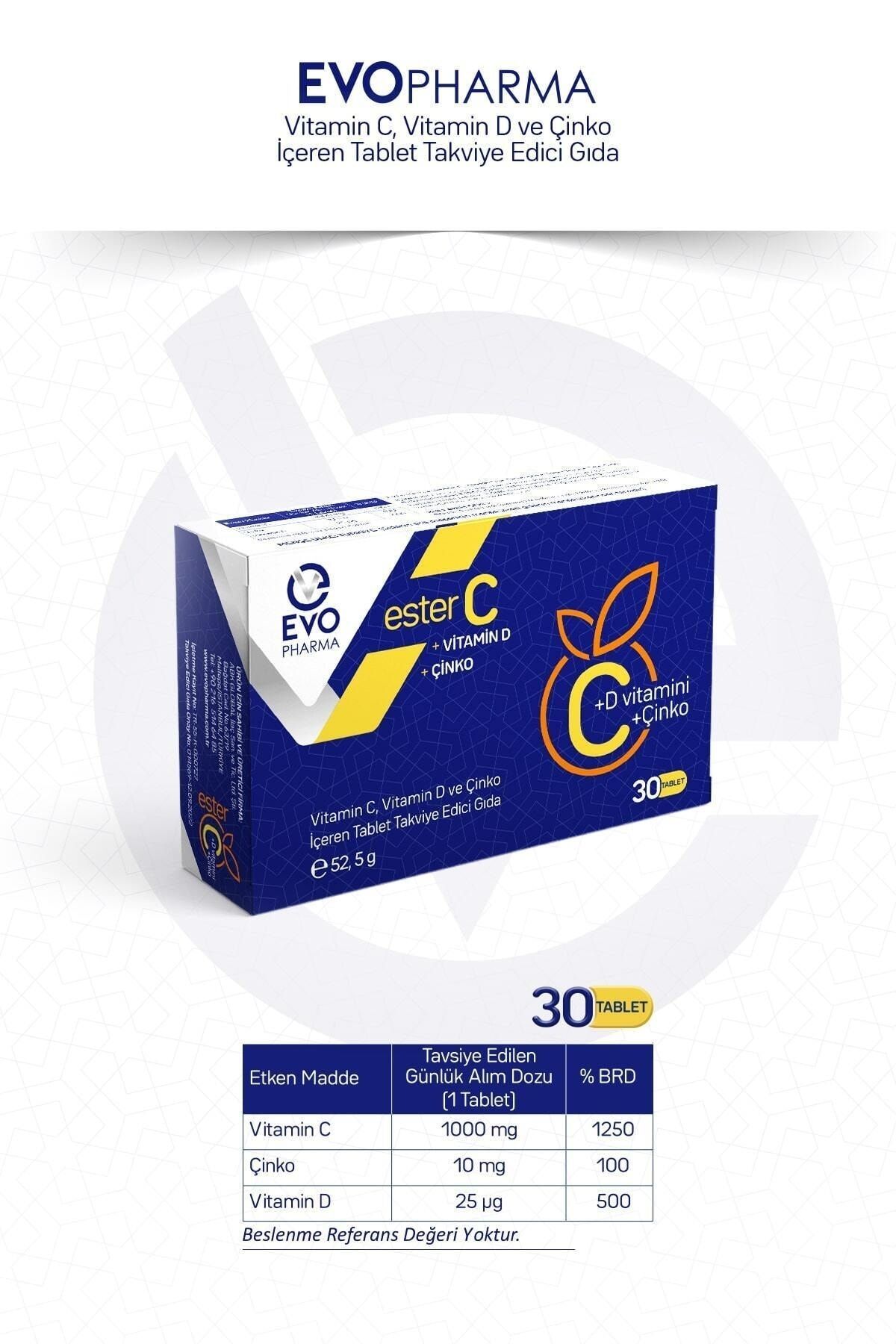 Evopharma Ester C 30 Tablet