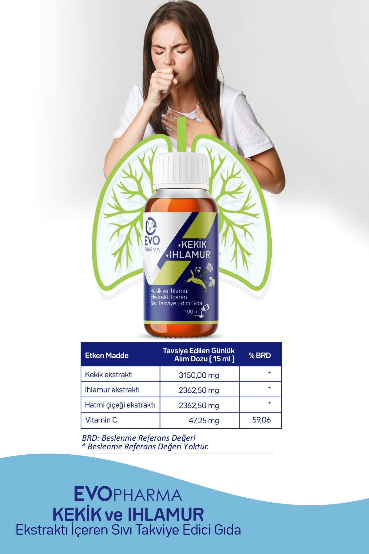 Evopharma Kekik Ihlamur Sıvı 100 ml