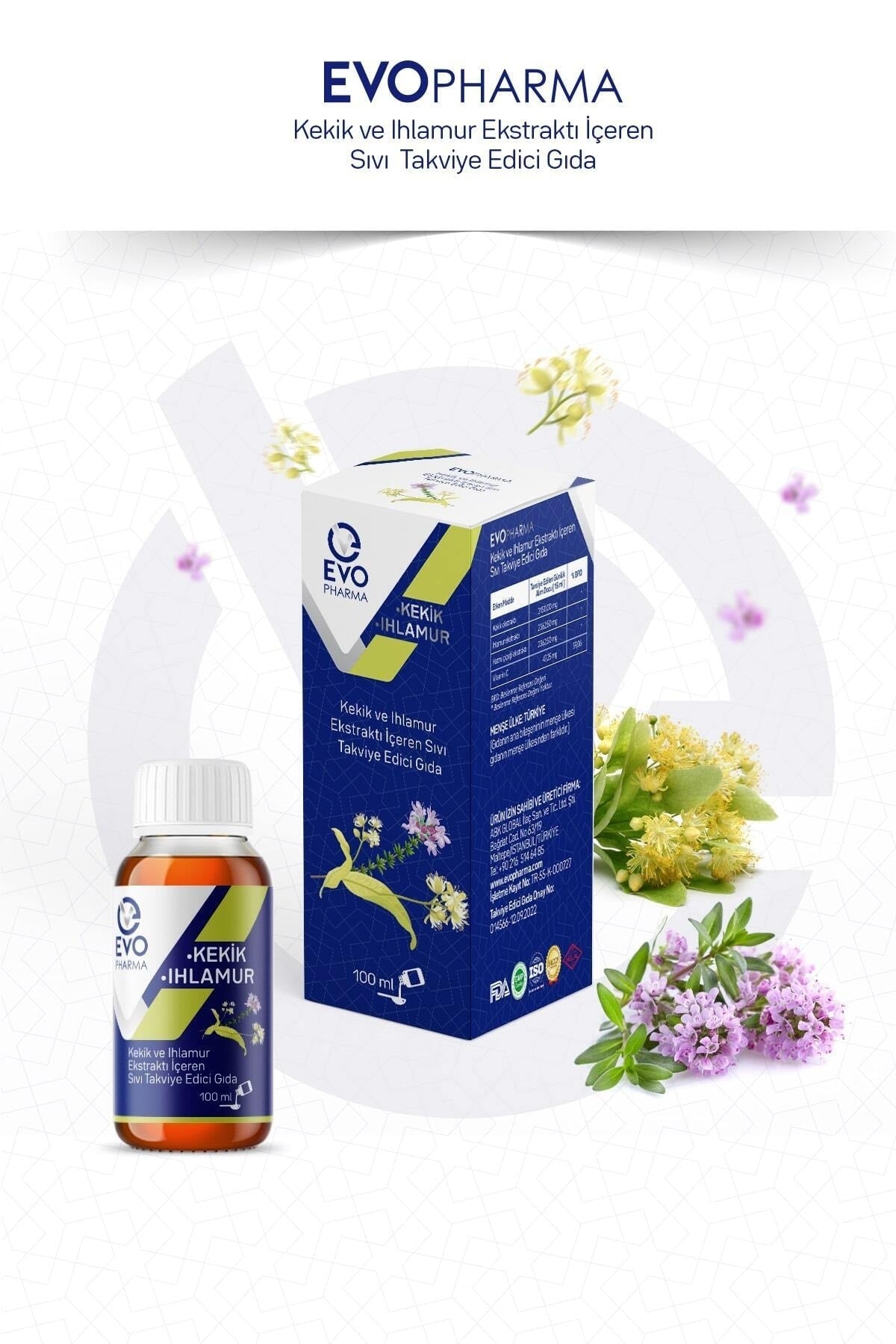 Evopharma Kekik Ihlamur Sıvı 100 ml