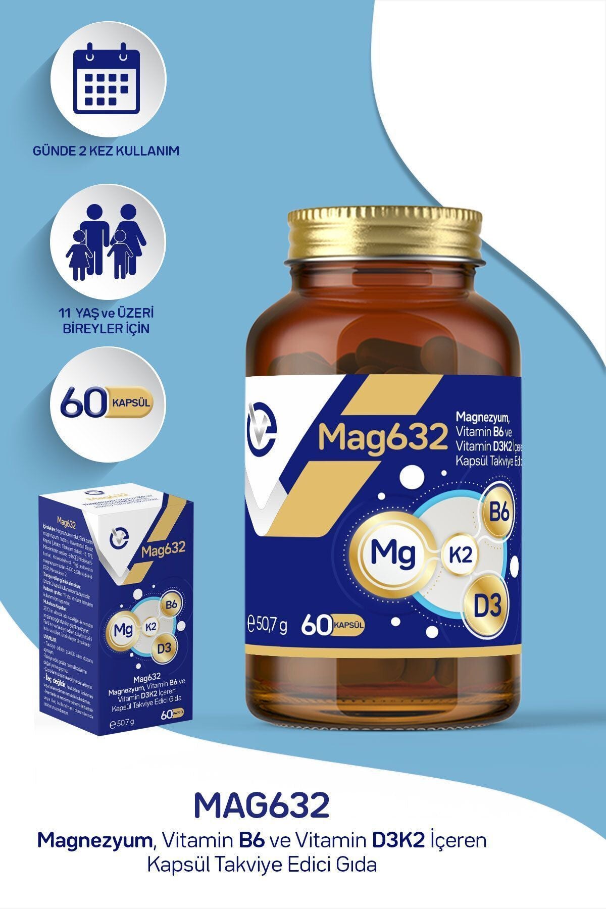 EvoPharma Mag632 60 Kapsül