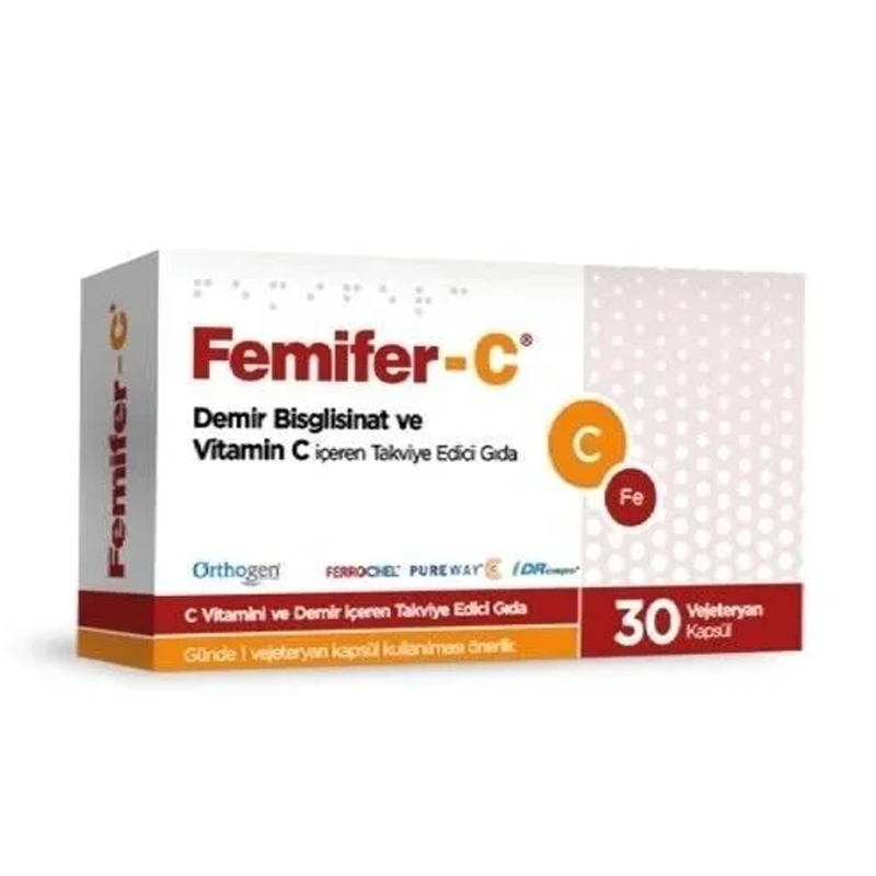 Femifer-C Takviye Edici Gıda 30 Kapsül