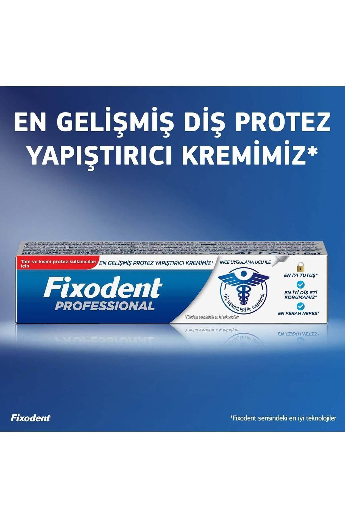 Fixodent Professioanal Diş Protez Yapıştırıcı Krem 40 Gr