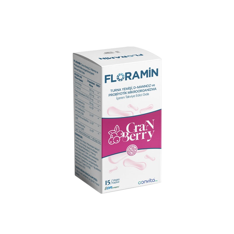 Floramin Turna Yemişi D-Mannoz 15 Kapsül