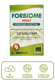 Forbiome Adult Probiyotik Takviye Edici Gıda 28 Kapsül