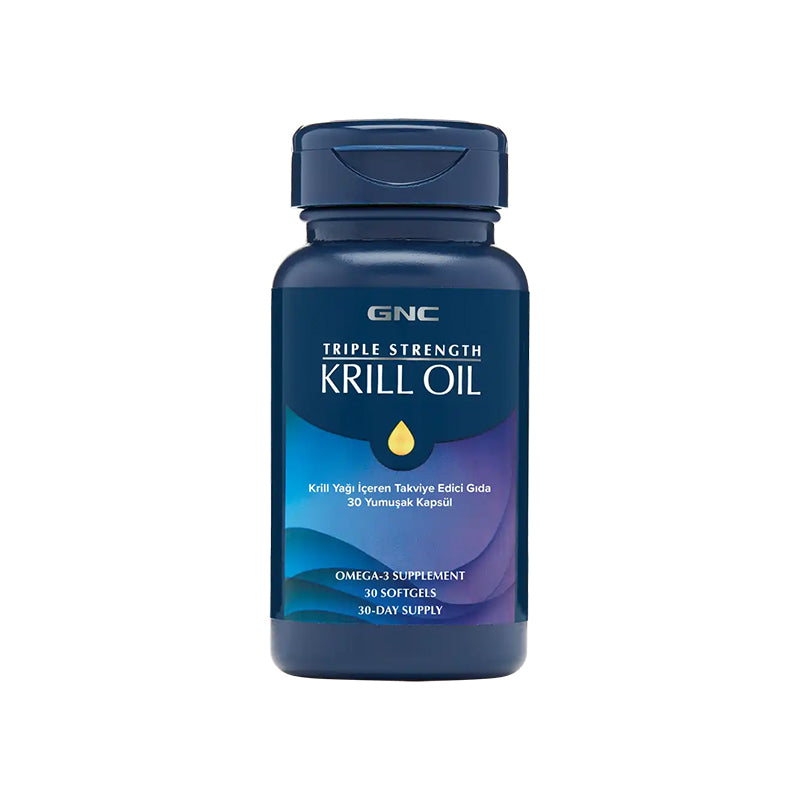 GNC Triple Strenght Krill Oil 30 Yumuşak Kapsül