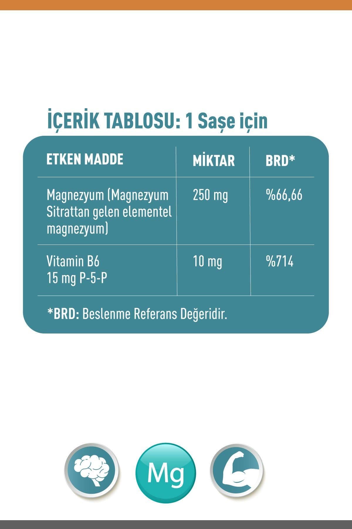 Goodday Magnezyum Plus S - Magnezyum Sitrat & P5P 60 Saşe