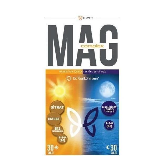Haver MAG-COMPLEX 60 Tablet (30 Tablet + 30 Tablet)