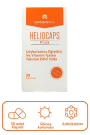Heliocaps Plus Kapsül Takviye Edici Gıda 30 Kapsül